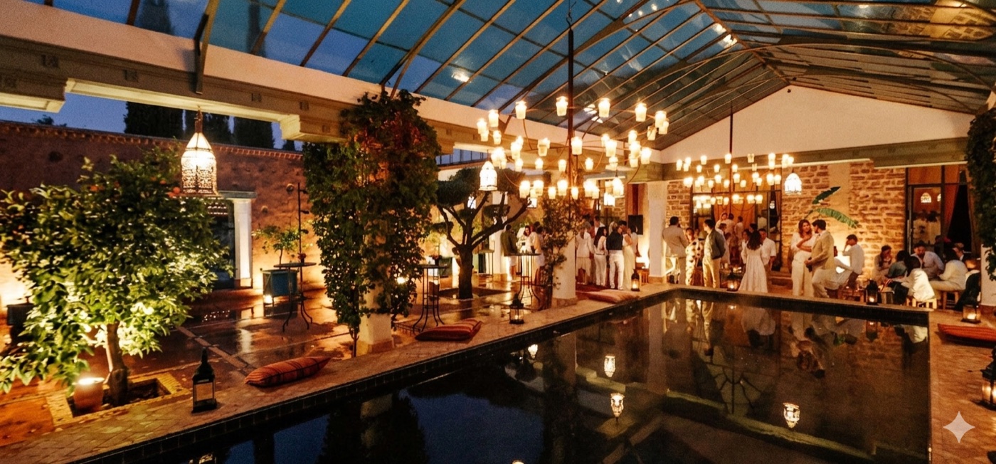 Les Nuits d'Orient — cocktail au coucher du soleil